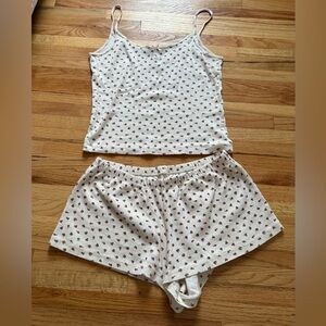 Brandy Melville rose bud pj set 🌹 ❤️ BRAND NEW